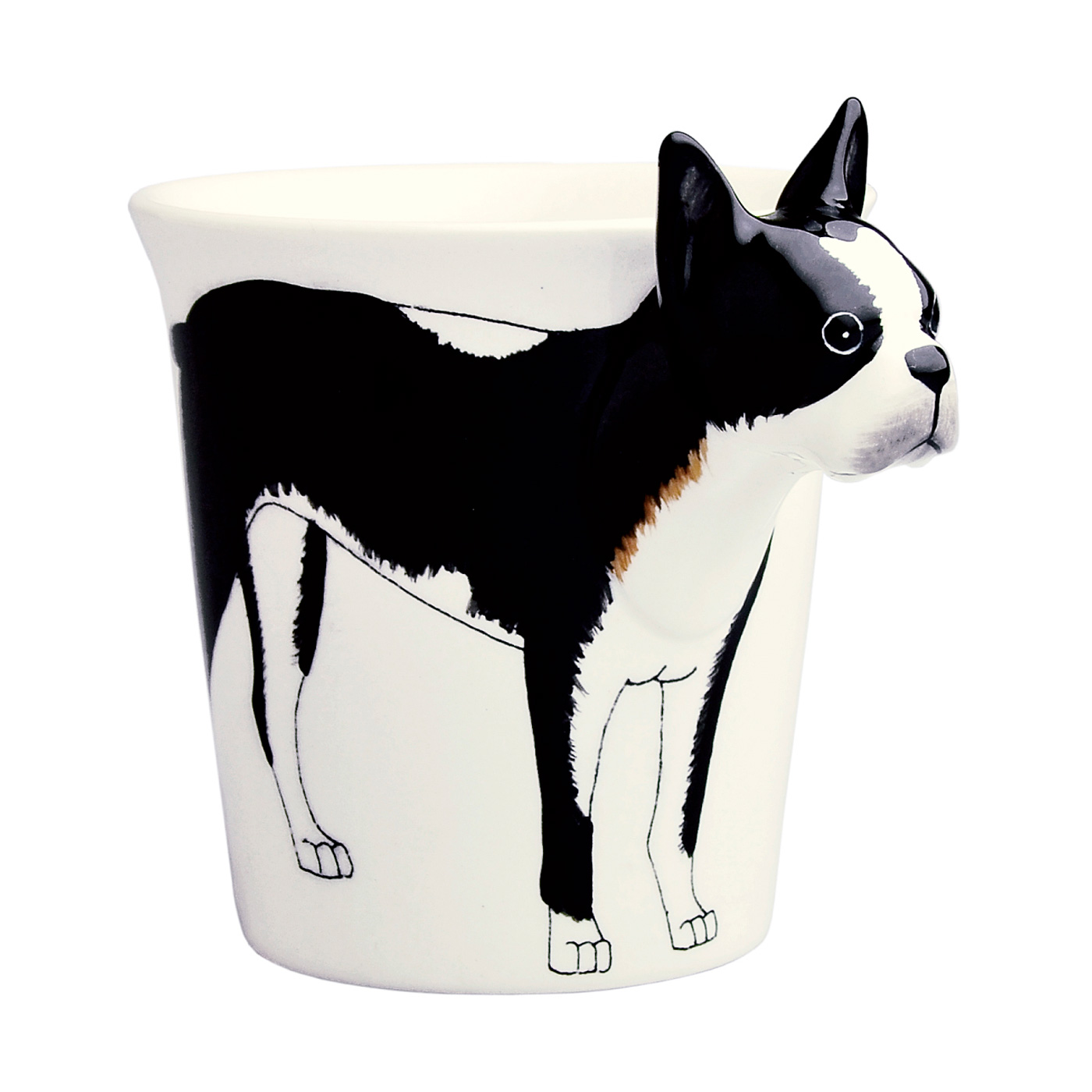フェリシモの雑貨 Kraso|アニマルマグ BOSTON TERRIER